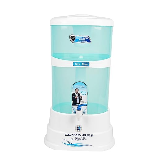 31dsT6RxL0L Water Purifier Captain Pure By Kapil Dev Xtra Pure Non-Electric Ultra Filtration (UF) Technology and Tourmaline Balls Gravity Based Water Purifier - 18 Liters - Image 1