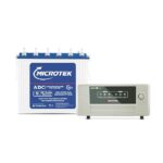 Microtek Inverter & Battery Combo | Energy Saver New 1025 (900VA) 12V Pure Digital Wave Inverter with M1603624TT 150Ah/12V Tall Tubular Battery | Energy-Efficient Power Backup for Home, Office & Shops