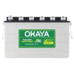 OKAYA PowerON OPSJT19060 160Ah Super Jumbo Tubular Advanced Battery for Home, Office & Shops | Robust & Compact Design | Extra Backup (XBD Technology) | 60 Months Total Warranty