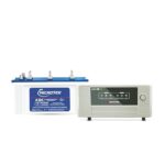 Microtek Inverter & Battery Combo | Energy Saver New 1025 (900VA) 12V Pure Digital Wave Inverter with M1502424JT 130Ah/12V Tall Tubular Battery | Smart Power Backup for Home, Office & Shops