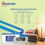Microtek Inverter & Battery Combo | Energy Saver New 1025 (900VA) 12V Pure Digital Wave Inverter with M1502424JT 130Ah/12V Tall Tubular Battery | Smart Power Backup for Home, Office & Shops - Image 3