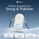 Atovio Pebble- India's Most Effective Wearable Air Purifier (Cloud White)
