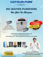 Captain Pure Spark Silver RO Water purifier, 8L, RO + UV + UF + TDS + Copper  + Alkaline - Image 2