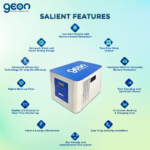 Geon GELITHIUM, 1250 VA Pure Sine Wave Inverter Integrated with 1280Wh Lithium-Ion Battery for Home, Office & Shop, 100 Ah, Long backup equivalent of 160 Ah, With wheels, Intelli BMS, 5 yrs warranty - Image 5