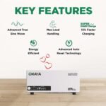 Okaya ATSW 1900 Inverter for Home, Office & Shops | 1650VA/24V Pure Sinewave | Reliable Power Backup | Supports 2 Inverter Battery | LED Display | Fast Charging | with 36 Months Warranty - Image 4