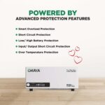 Okaya ATSW 1700 Inverter for Home, Office & Shops | 1450VA/12V Pure Sinewave | Reliable Power Backup | Supports 1 Inverter Battery | LED Display | Fast Charging | with 36 Months Warranty - Image 6