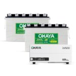 Okaya Inverter with Two Battery Combo for Home,Office & Shops|ATSW 1900 24V Pure Sine Wave Inverter 1650VA with 36 Months Warranty & OPSJT17048 140Ah XBD+ Certified SJT Battery with 48 Months Warranty
